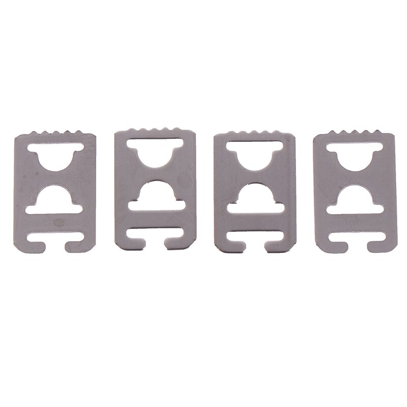 Diy 4 st/lot skruva på metall aglet utbyte skosnören metall tips spänne spegel gunmetall huvud för sneakers med skruvmejsel