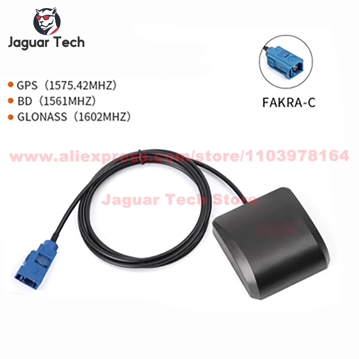 EM-WZGGB-5550-3000D GPS Antenna GNSS GPS+BD+GLONASS 3m Externa ANT for Car vehicle navigation SMA Straight/elbow Frakra MCX TNC