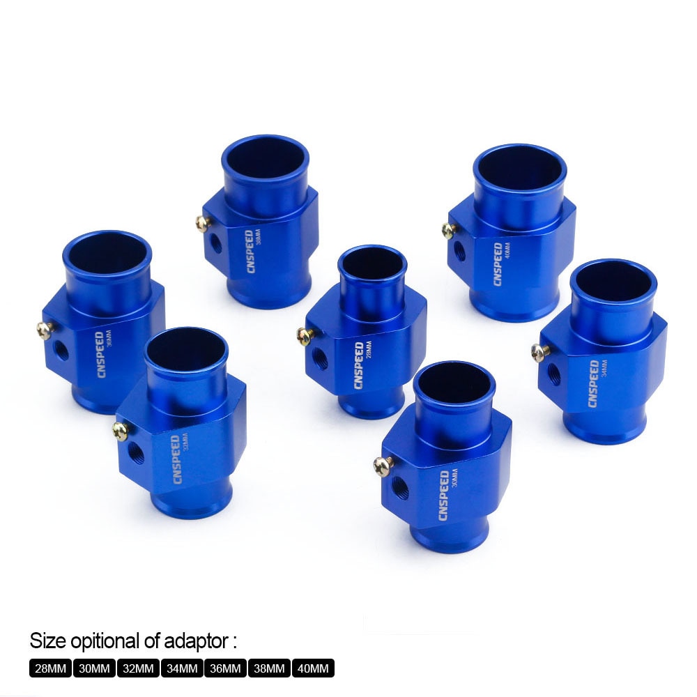 Auto Auto Digitale 2 "52mm Water Temp Gauge Met Sensor Rook Lens water Temperatuur Meter met sensor adapter