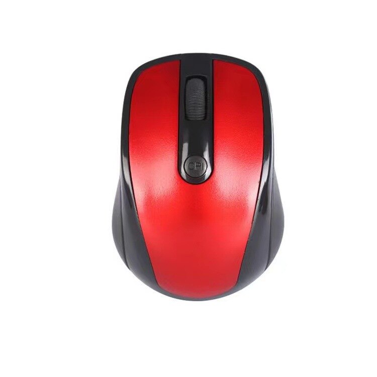 USB Wireless mouse 2000DPI Adjustable Receiver Optical Computer Mouse 2.4GHz Ergonomic Mice For Laptop PC Mouse: red