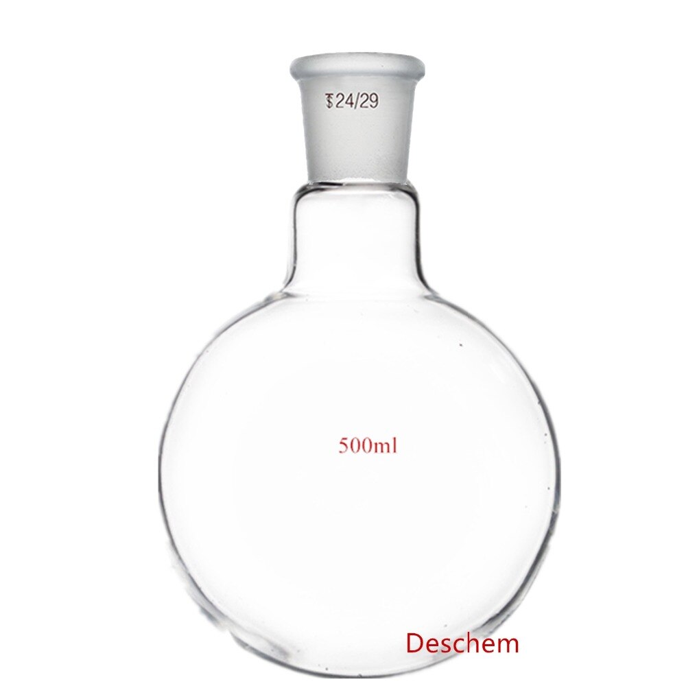 500ml Glass Distillation Apparatus Kit With 250ml 24/29 Erlenmeyer Flask Lab Unit