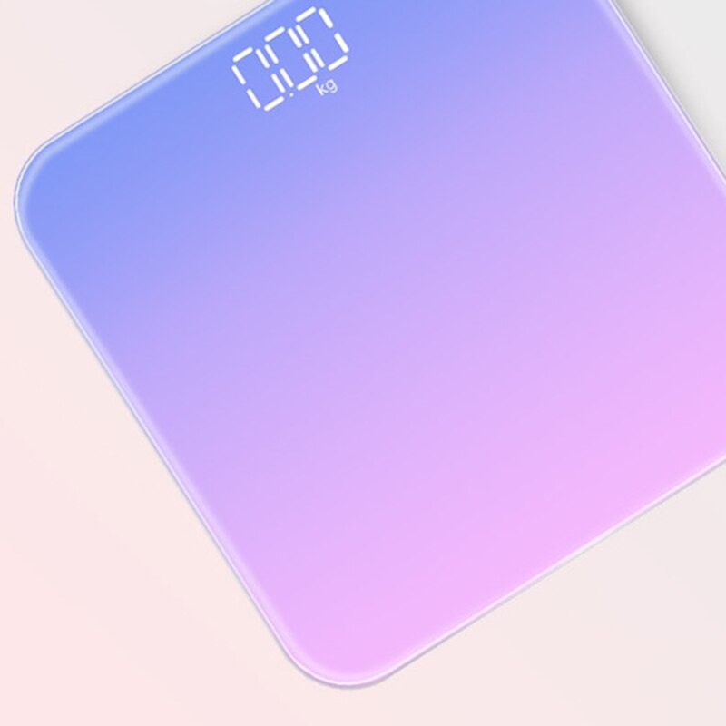 N0HB Weight Scale Precision Body Bathroom Scale Digital Electronic Scale Tempered Glass Easy Read Backlit LCD Display