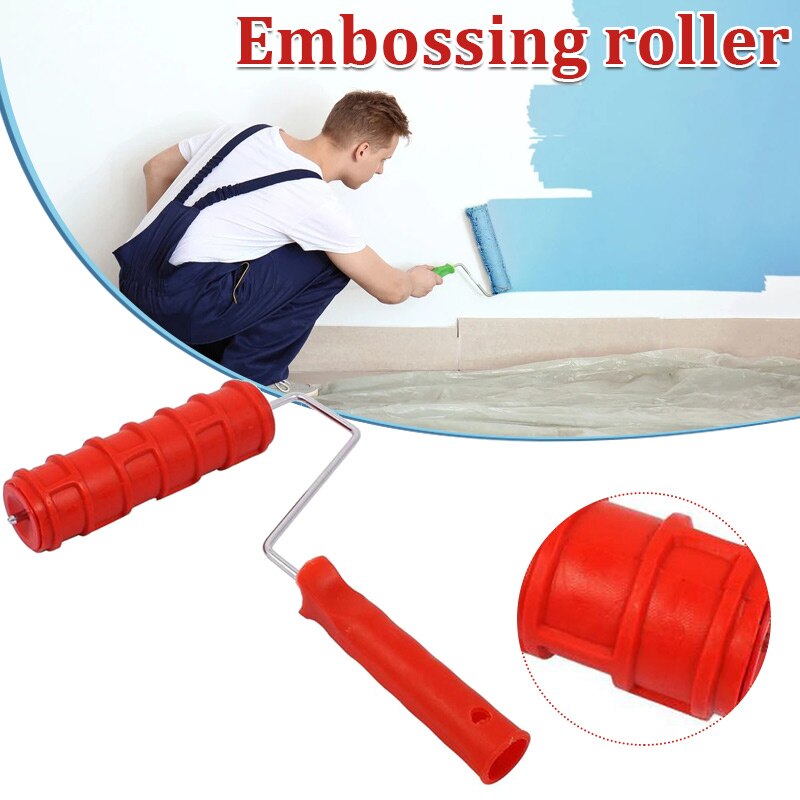 3D Brick Pattern Paint Roller Brick Pattern Concrete Stamper 7" Decorative 3D Brick Pattern Paint Roller 7" Hand Tool PRE