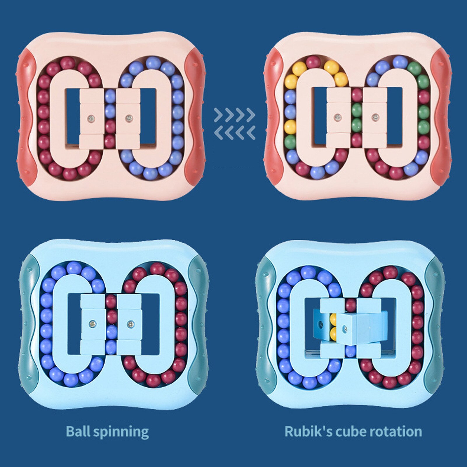 Hamburger Puzzel Kubus Roterende Magic Worden-Een Vingertop Toy Stress Relief Speelgoed Voor Kinderen En Volwassen Stress Iq Brain teaser Puzzels