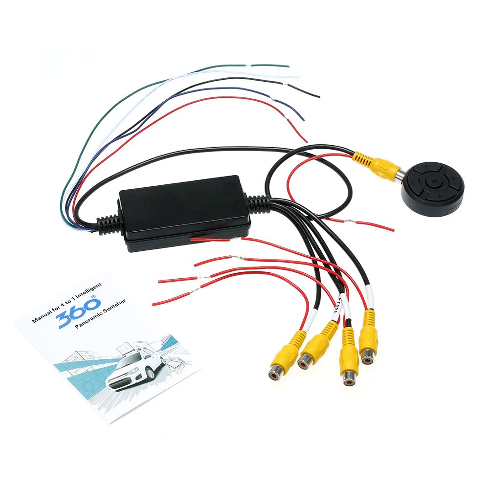 Intelligente Auto Video Switcher Draadloze Afstandsbediening Intelligente Video Switcher 4 Om 1 Draadloze Auto Video Switcher Auto Afbeelding