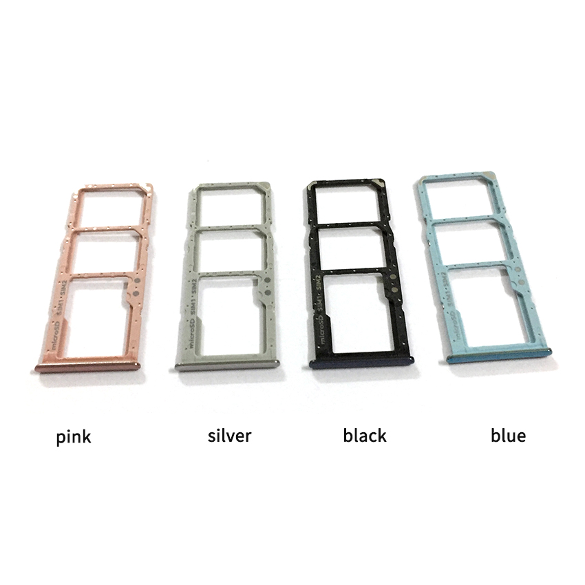 Sim Tray Holder For Samsung Galaxy A51 A515F / A71 A715F SIM Card Tray Slot Holder Adapter Socket Repair Parts