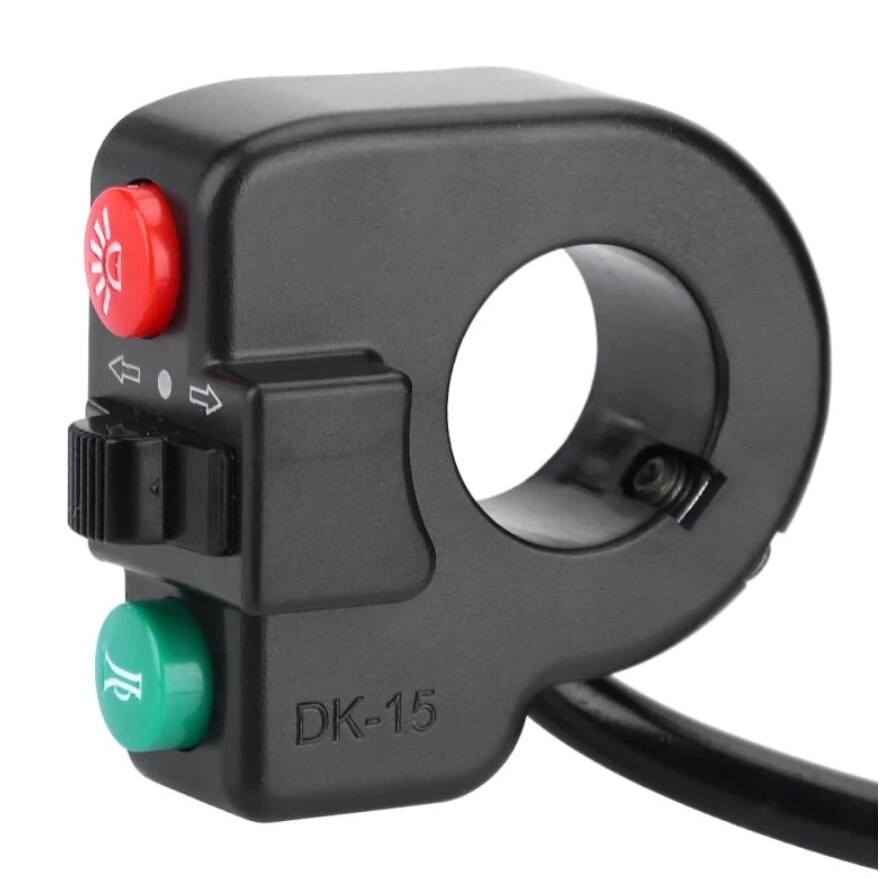Boton Switch 3 in 1 for electric bicycle, light Horn, light switch switch, electric bicycle head light button, Hood switch for motorcycle and electric Scooter