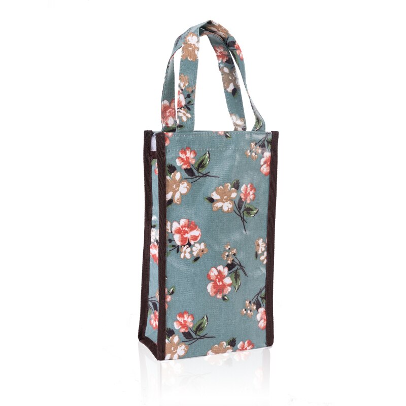 MABULA – sac à main en Nylon pour bouteille de vin, fourre-tout pliable, , Portable, réutilisable, mignon, dessin animé, emballage pour vin