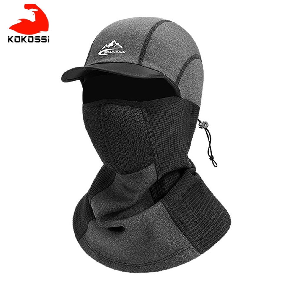 KoKossi Winter warm Selbst-heizung Kappe Radfahren Sport Volle Gesicht Maske Schal draussen Winddicht Headwear Sturmhaube Skifahren Angeln Hütte