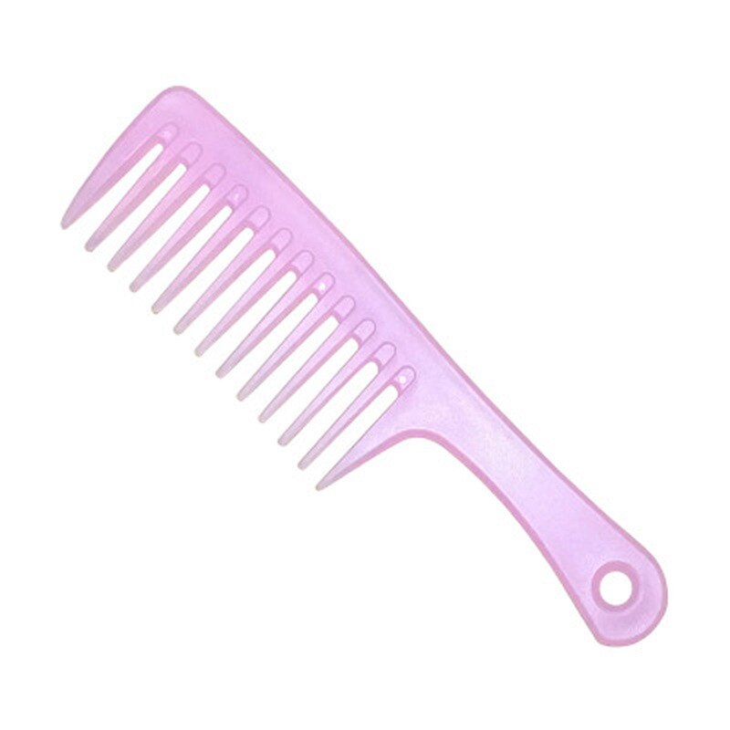 1 Pc Anti-Statische Grote Grove Kam Kappers Kam Vrouwen Opknoping Gat Handvat Grip Krullend Haar Haarborstel Beauty kammen