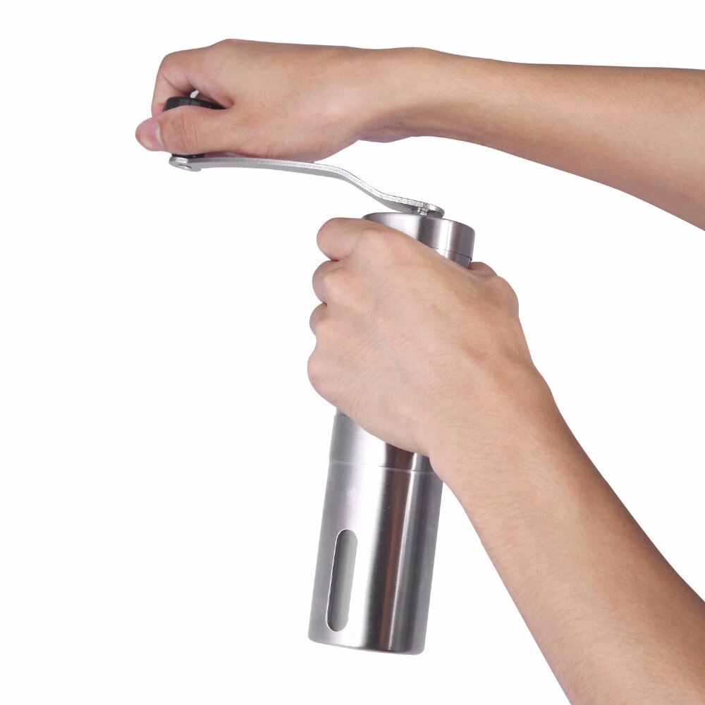 Stainless Steel Coffee Grinder Hand Manual Handmade Coffee Bean Grinders Mill Kitchen Grinding Multifunction Coffee Making Tools