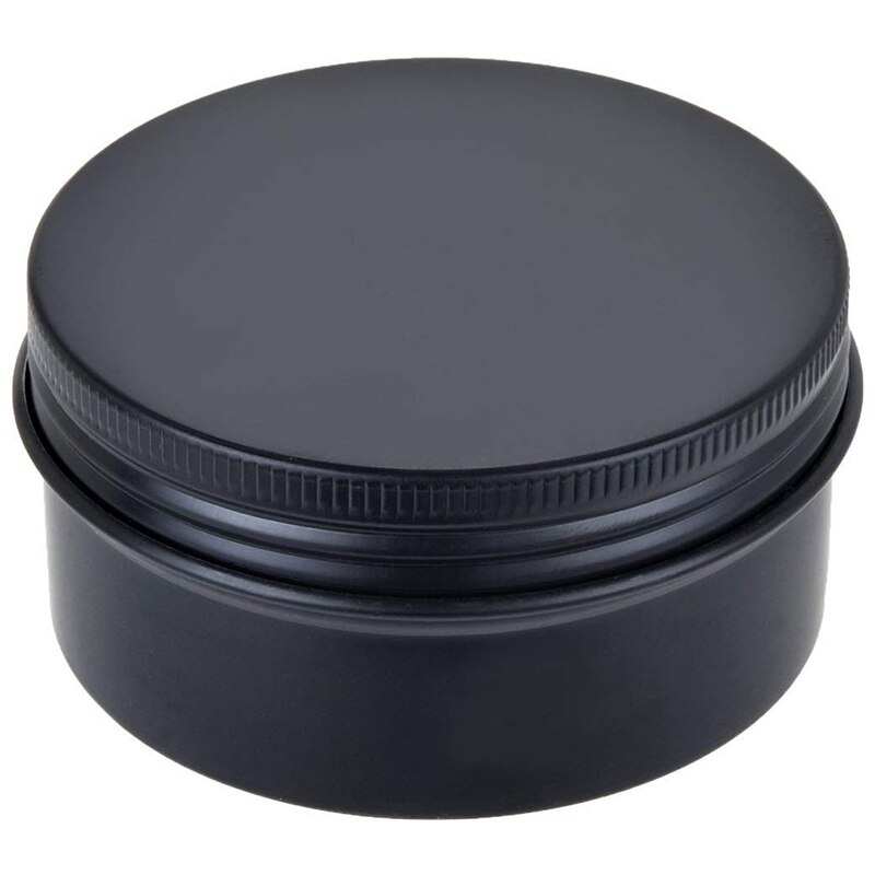 5 Oz 12 paczek czarne okrągłe aluminiowe puszki cynowane przykrętrzcinowy metalowe puszki stalowe puste slipy próbkowe pojemniki kosmetyczne robić przechowywania narządów