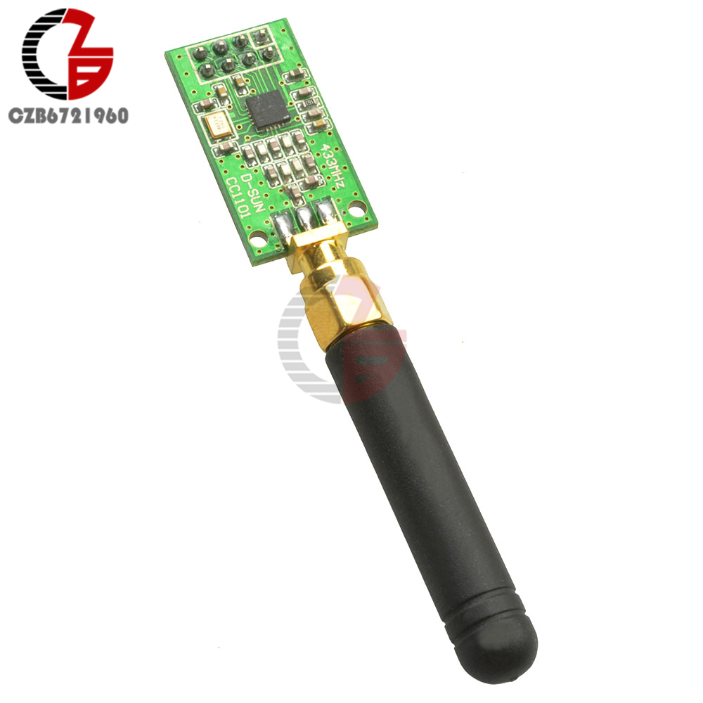 CC1101 Draadloze Transceiver 315 MHz 433 MHz 868 MHz 915 MHz Zender Ontvanger Module + SMA Antenne 300-348 MHz 387-464 MHz ISM