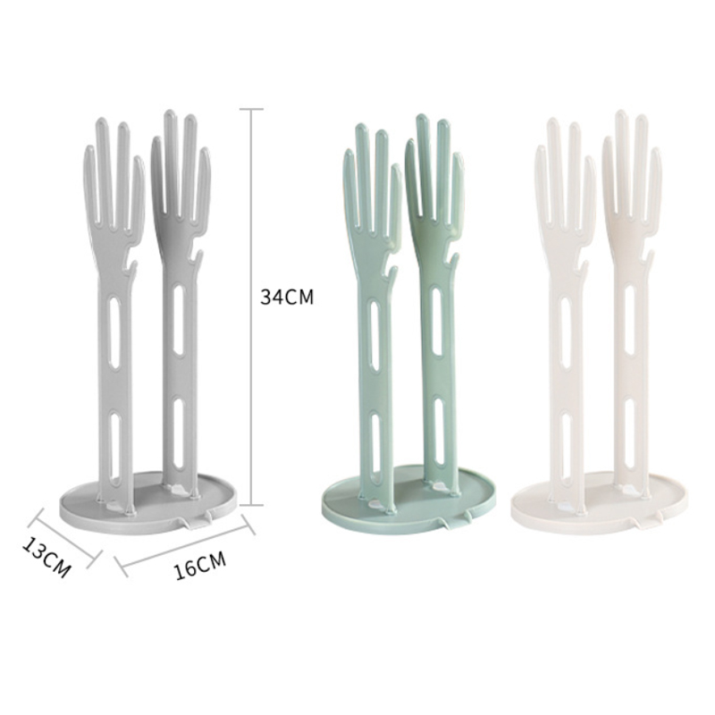 Soporte para guantes de cocina, soporte para secador de guantes de goma, soporte para toallas, drenaje, estante de almacenamiento para encimera, accesorios para fregadero de cocina, 1 ud.