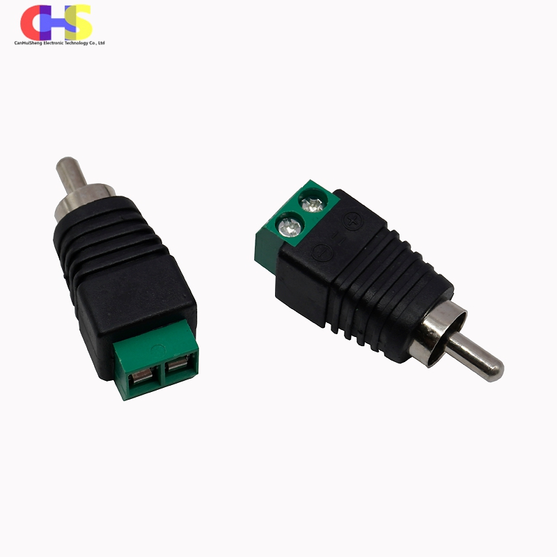 4Stck RCA Stecker Stecker Stecker Buchse Zum Klemmenblock Adapter Für RCA AV Audio- Video CCTV Kamera Lautsprecher Kabel Stecker Stecker
