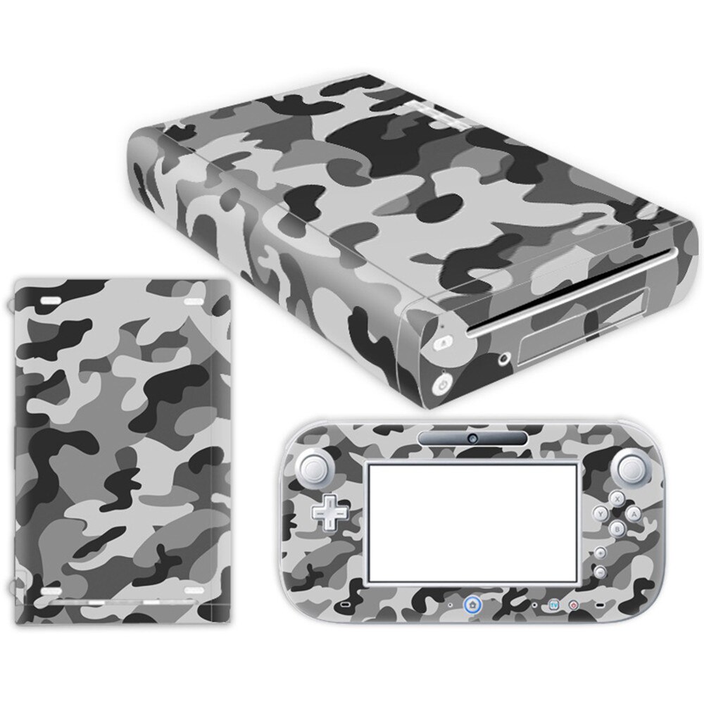 for Wii U stickers Vinyl Skin Sticker Protector for Nintendo Wii U and controller skin Sticker: TN-WiiU-0404