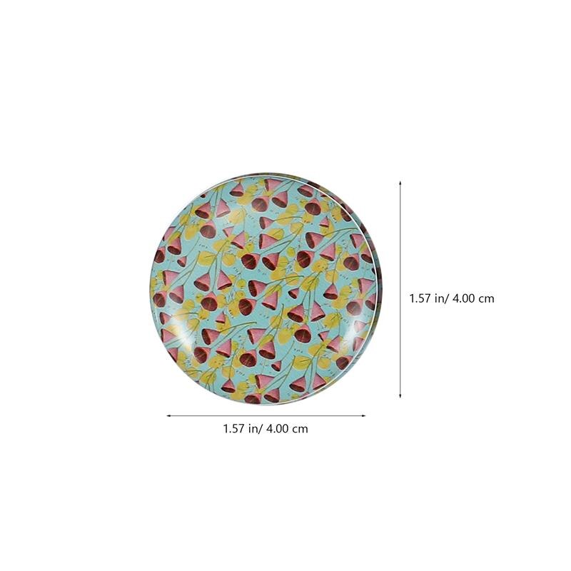 24Pcs Round Tinplate Candy Box Lovely Tinplate Boxes Tinplate Candy Box Round Tinplate Candy Jars for Shop Home