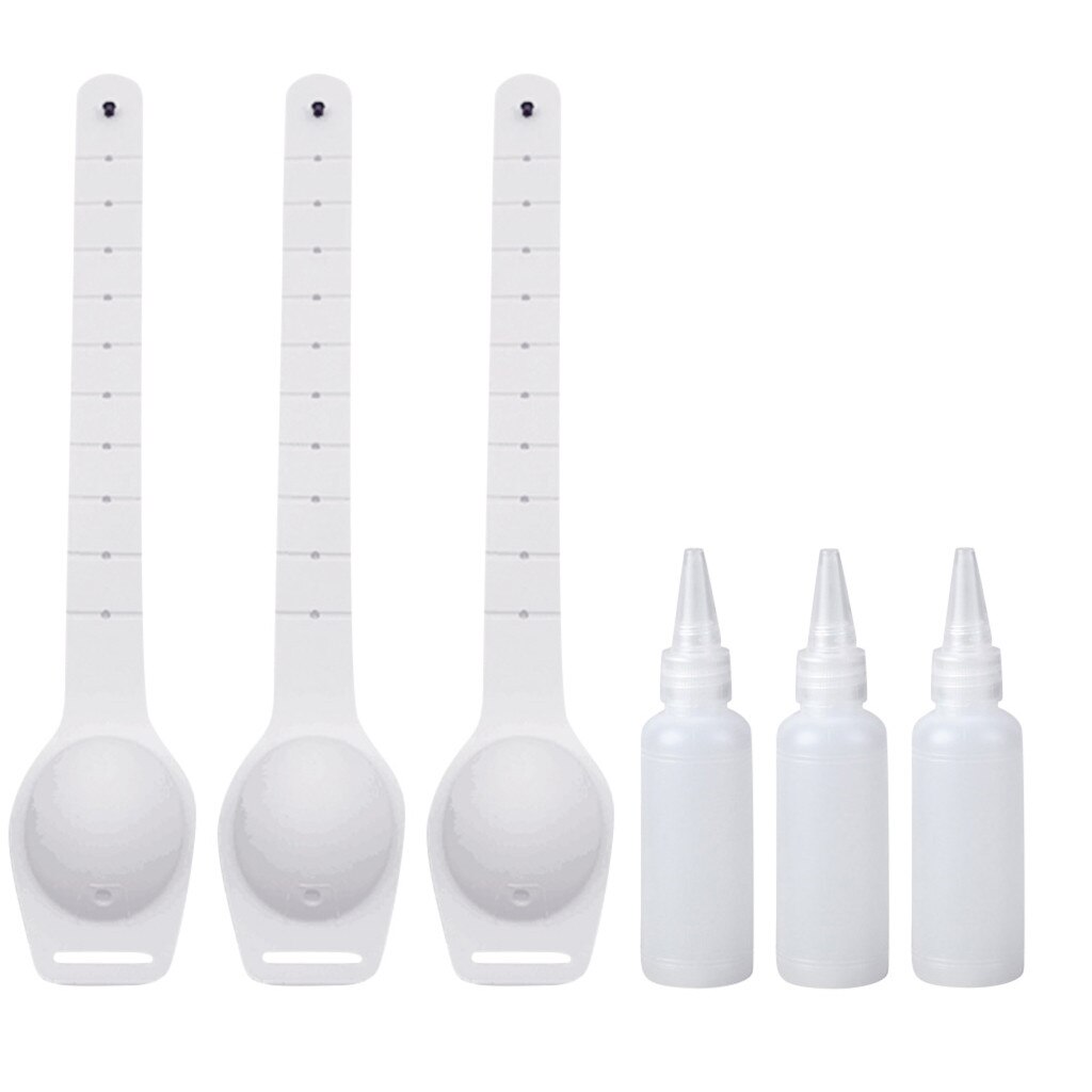 Bracelet Silicone, désinfectant pour les mains, désinfectant, pour les mains, sous-emballage, emballage, bracelets, distributeurs pour les mains portables, 3 bouteilles: White