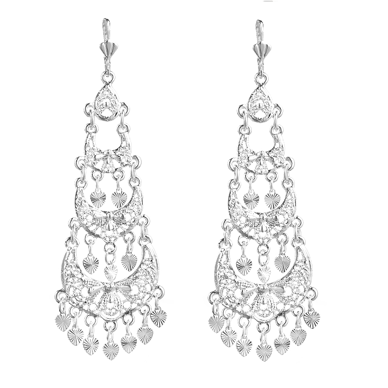 Boucles d'oreilles de luxe à pampilles de couleur dorée pour femmes, bijoux de Banquet à la , crochet français,