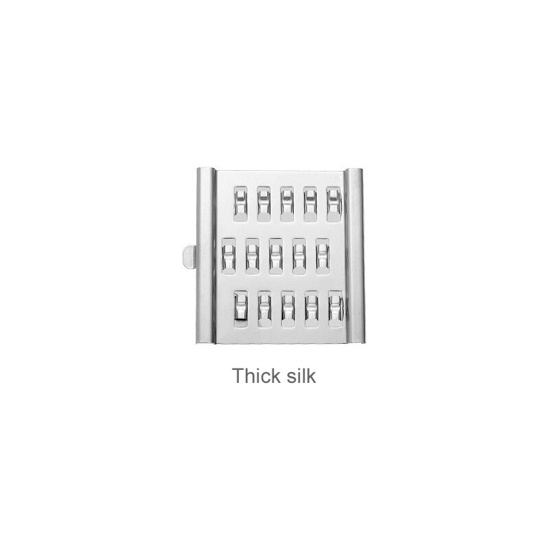 Multifunctionele Groente Slicer Manual Aardappel Wortel Komkommer Rasp Rvs Shredder Cutter Keuken Accessoires: thick silk