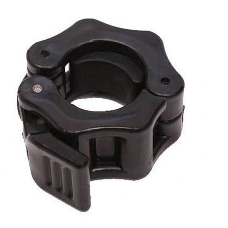 25/50mm Spinlock Barbell Collars Quick Release Barbell Clamps Olympic Weight Bar Clips for Weightlifting and Strength Training: 1 pcs black / 50MM