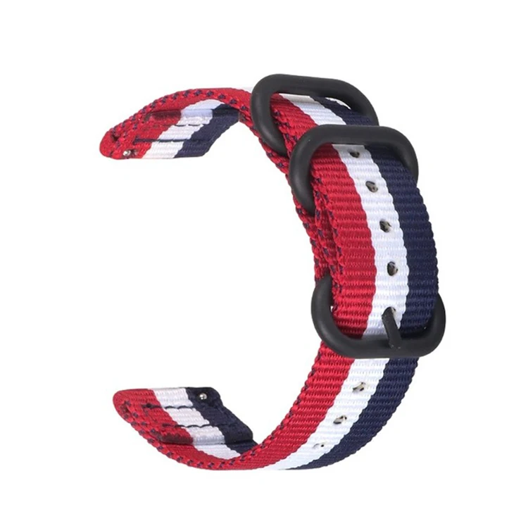 Correa de nailon tejido para Samsung Galaxy Watch, banda de tela Amazfit de 22mm, 20mm, 6, 4, 5, 44mm, Gear S3 Classic Active 2, 24mm, 18mm: Marrón claro / 12 mm