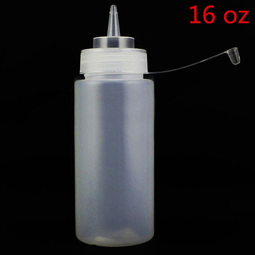 240-1000ml Plastic Squeeze Sauce Bottle Easy Squeeze Condiment Dispenser Restaurant Sauce Ketchup Salad Bottle Kitchen Supplies: 500ml