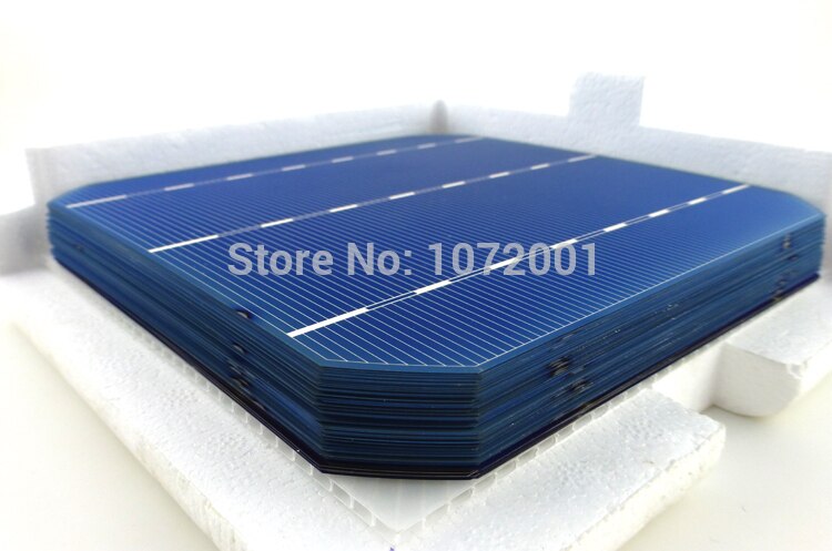 solar panel.solar cell panel for DIY solar charger Soalr Cells 3 Bars& DIY 4 w 0.5V Solar Panel 156*156*0.2MM Monocrystalline