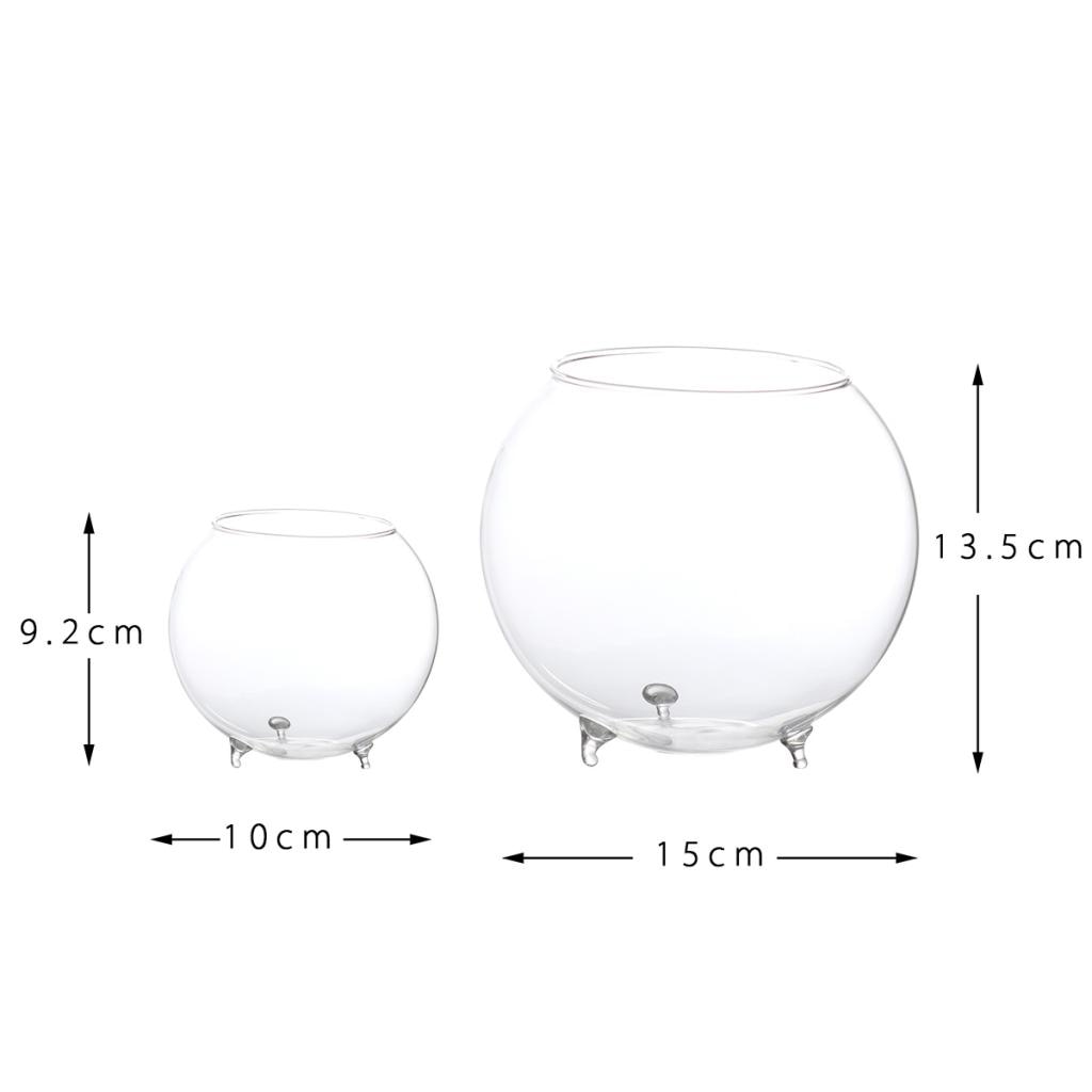 Kirkas pallo lasi maljakko pullo terraario säiliöt tee itse pöytä kukkia maljakko läpinäkyvä hääpuutarhan sisustus