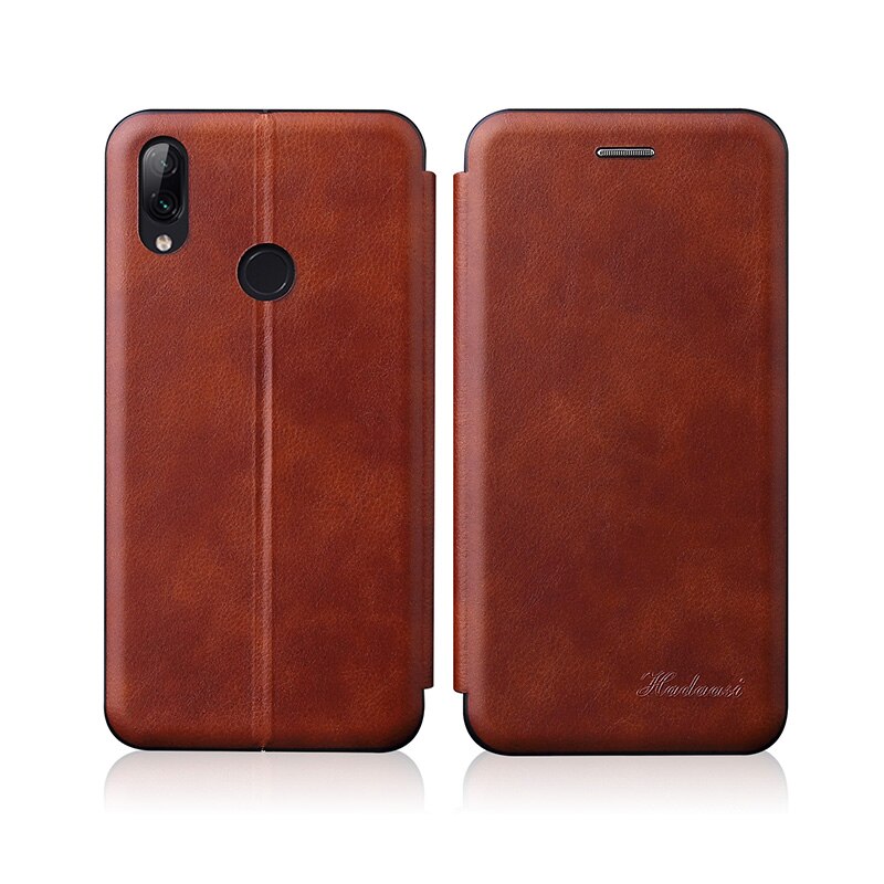 Magnetische Plain Flip Case Voor Oneplus 7 Pro 7 T Pro Lederen Card Holster Stand Book Cover: for Oneplus 7 Pro / Rood