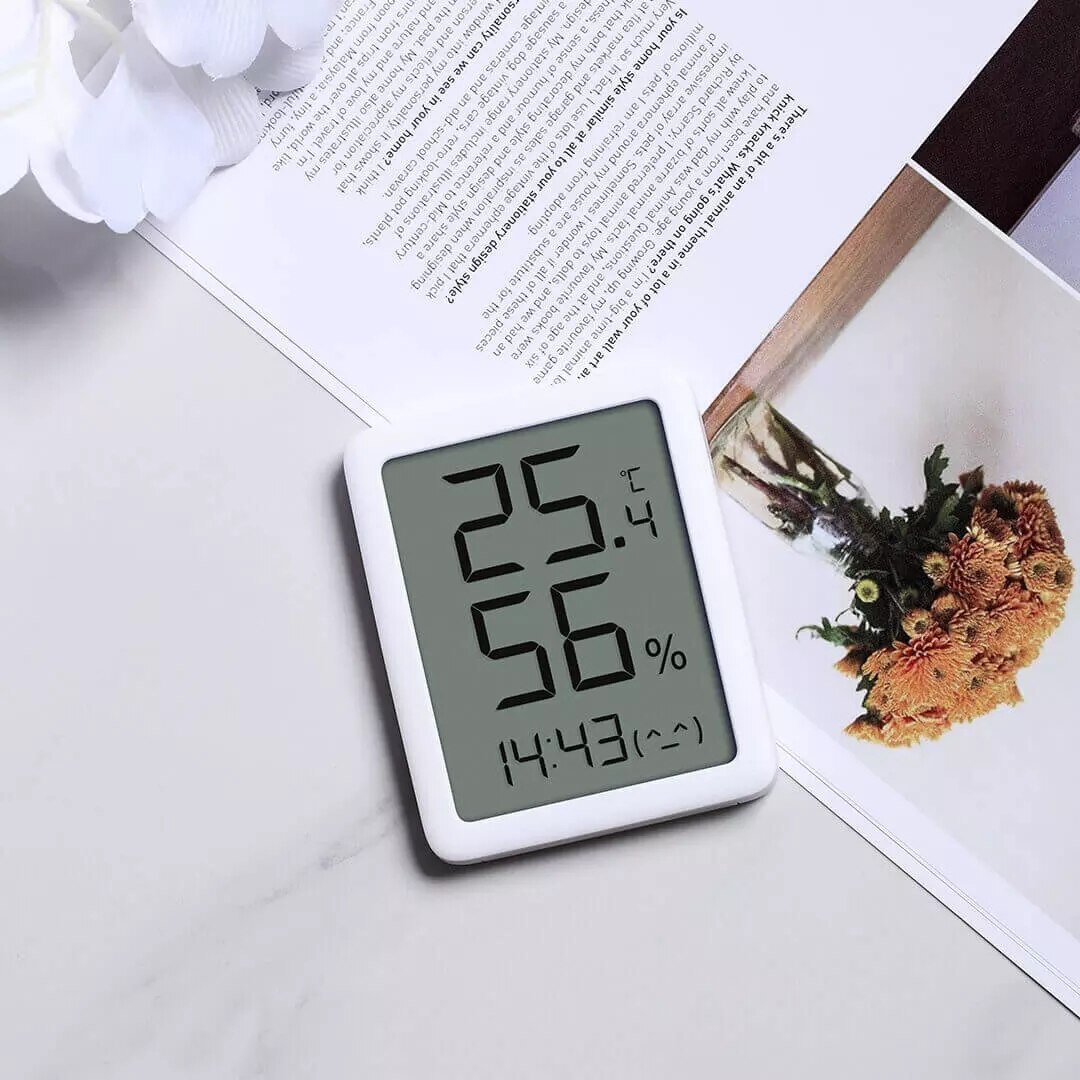 Från xiaomi youpin mmc termometerskärm lcd stor digital display termometer hygrometer temperatur fuktighetssensor