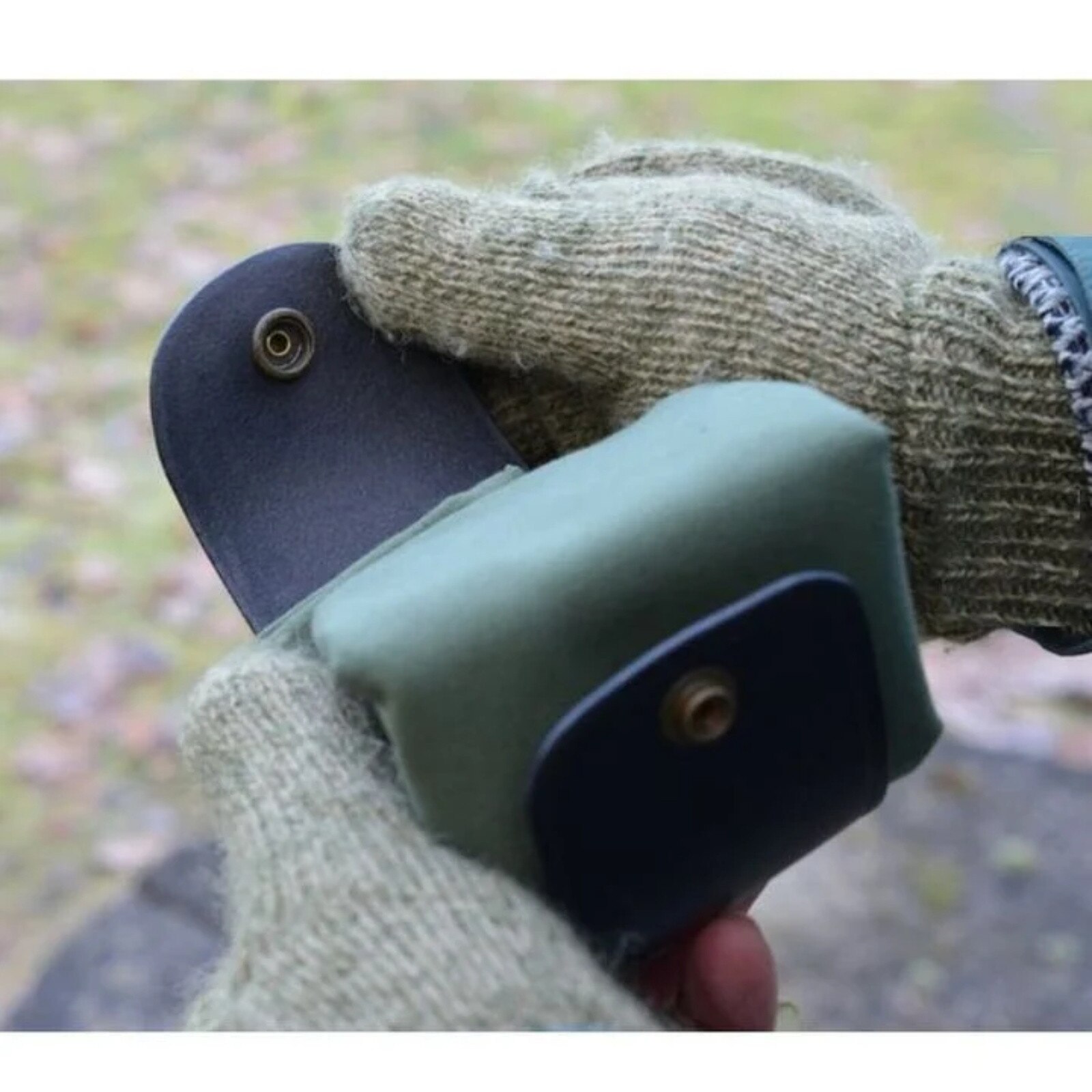 Leer Canvas Bushcraft Tas Canvas Foerageren Pouch Voor Wandelen, Gesp Duty Tool Zakje Met Koord Voor Buitenshuis Camping Zak