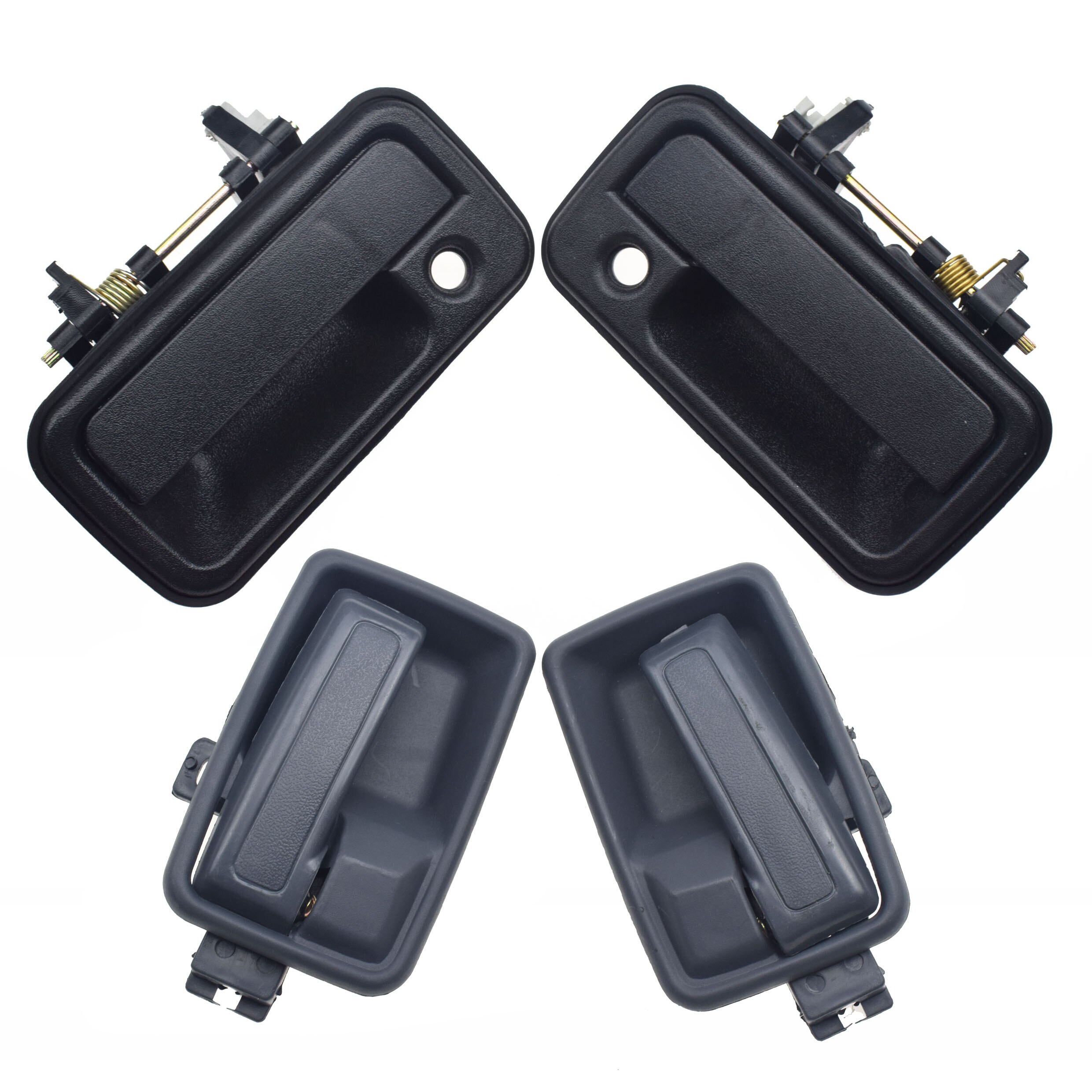 Manija de puerta Interior y Exterior para Isuzu Trooper, manija delantera izquierda derecha, Kit LH RH para camioneta, Amigo, Rodeo y Honda, pasaporte: Kit 002 / Front Left Right Kit