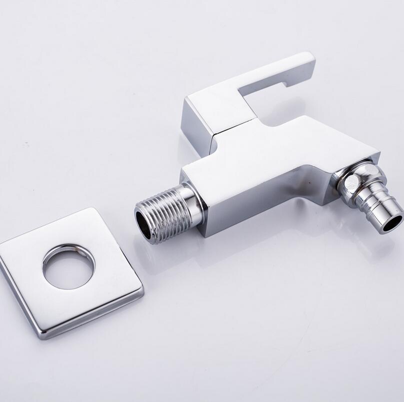 Grifo de cocina de aleación de Zinc G1/2, grifería de agua fría única para lavabo, fregona creativa para piscina, grifo para balcón