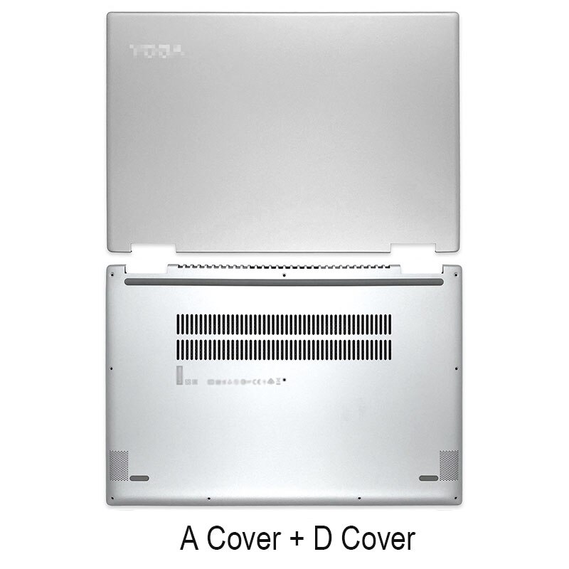 Top Cover For Lenovo Yoga 720-15 720-15IKB Lcd Back Cover Palmrest Bottom Case Hinges A C D Cover Silver