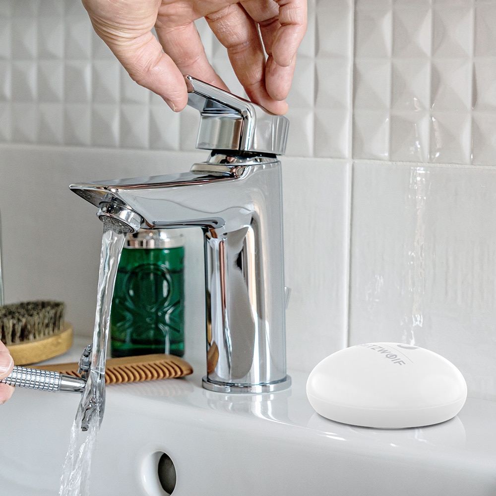 Blitzwolf Smart Home Zigbee Waterlek Sensor Smart Flood Detector Alarm Detecteren Real-Time App Alert Kennisgeving IP64 Waterdicht