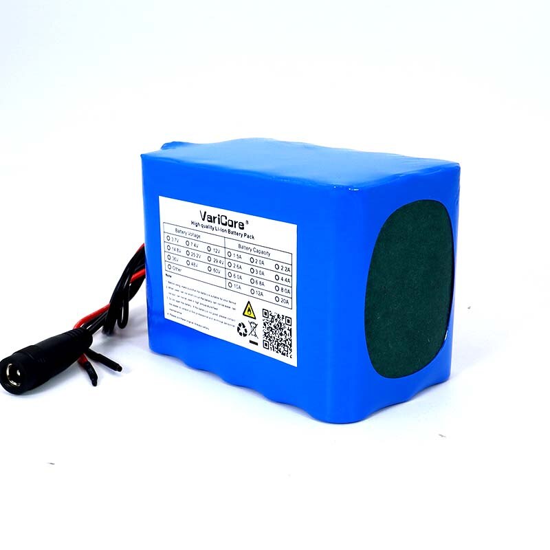 12V 10Ah 18650 li-lon battery pack 10000mAh with PCB Circuit protection for Monitor emergency lights Uninterrupted power