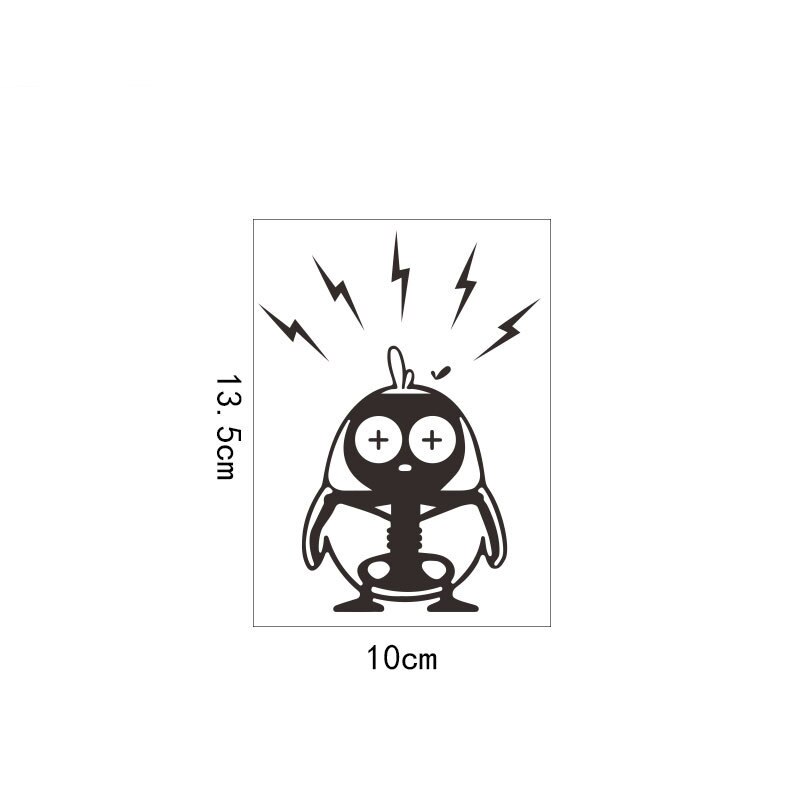 Cartoon Skeleton Penguin Wall Stickers Home Decoration For Living Room Fridge Kitchen Art Decals Peel & Stick Vinyl Wallpaper