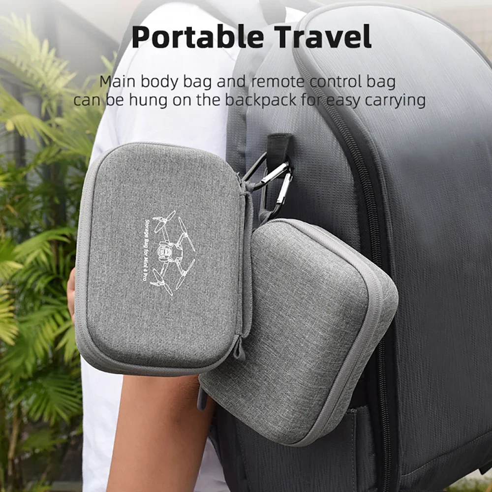 Bolsa de almacenamiento para Dron DJI Mini 4 Pro, Estuche de transporte portátil, controlador RC 2/RC-N2, bolso, caja de viaje, accesorios a prueba de polvo