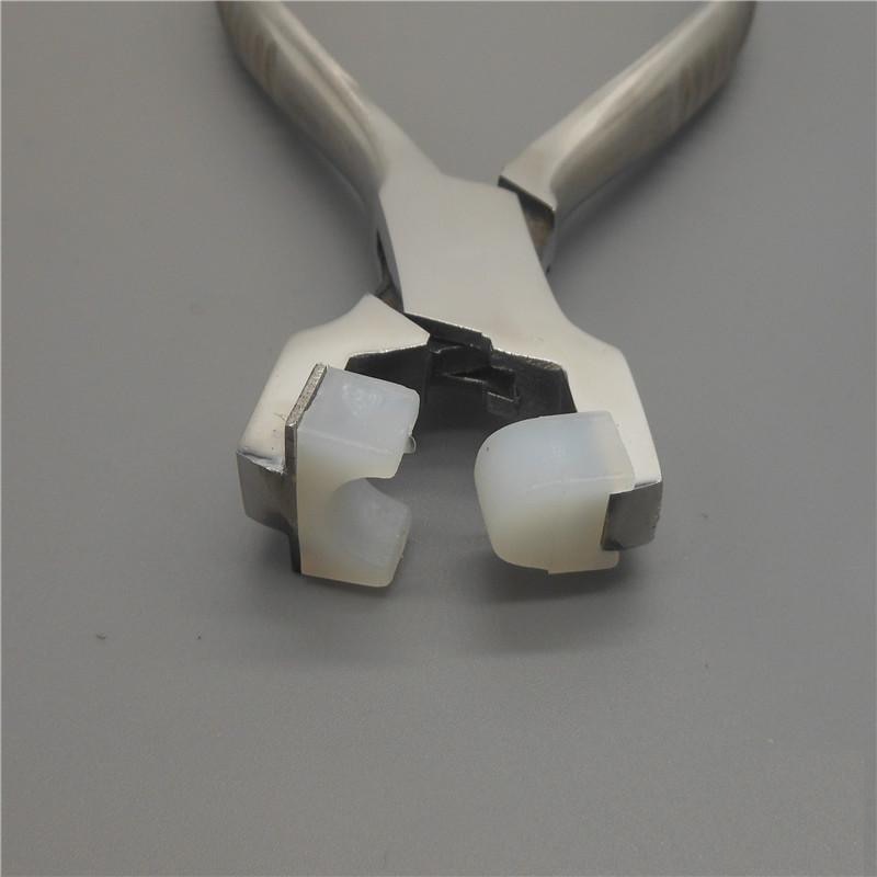 stainless steel Pliers Jewelry Nylon Ring Pliers Repair Bracelet Forming Spring Bending jewelry Winding tools