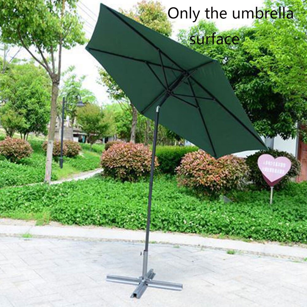 Umbrella Replacement Canopy Keep Cool Thick Polyester Waterproof Easy Install Parasol Shade Garden For Patio Outdoor Anti UV