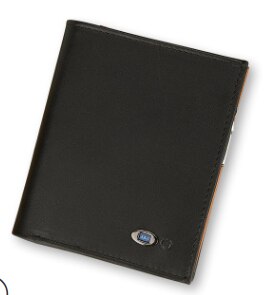 Bluetooth anti-perte alarme portefeuille APP anti-perte portefeuille d'affaires portefeuille en cuir porte-monnaie intelligent anti-perte portefeuille suivi: Black