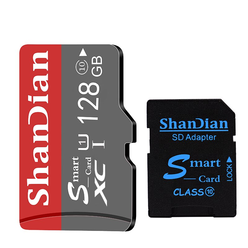 Shandian Grijs Smart Sd-kaart Digitale Camera Memory Capaciteit Uitbreiding 8Gb 16Gb 32Gb 64Gb 128Gb gratis Komt Met Sd-kaart Passen: 128GB