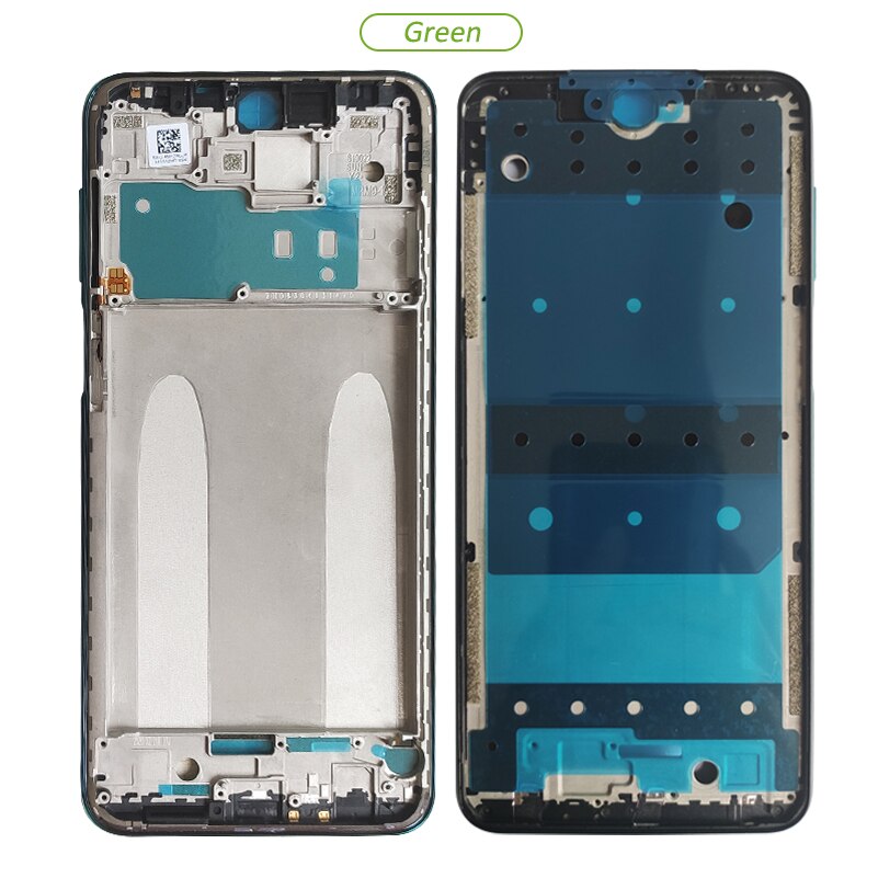 Aaa Midden Frame Voor Xiaomi Redmi Note 9 5s Midden Frame Behuizing Cover Voor Xiaomi Redmi Opmerking 9 Pro metalen Frame: Green