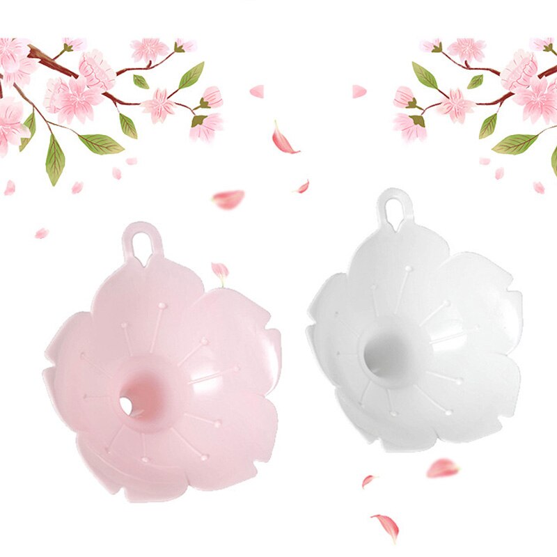 2pcs / Set Japanese Style Small Funnel Oil Pot Dispenser Cherry Blossom Funnel Household Olive Oil Seasoning