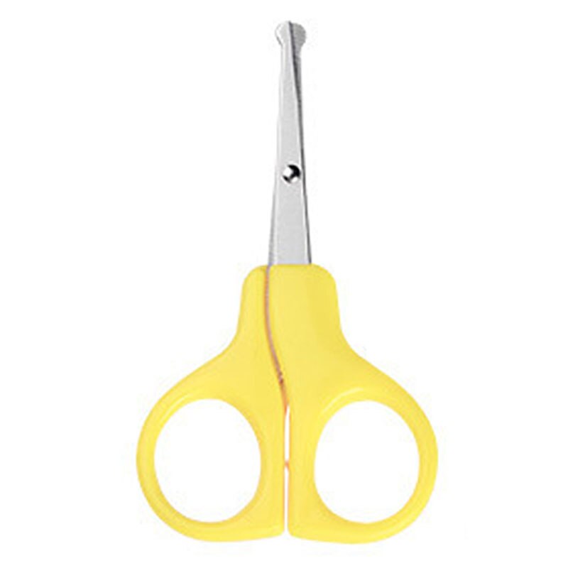 Baby Special Nail Scissors Mini Manicure Cutter Kids Nail Care Clipper Portable Infant Healthcare Kits Nail Trimmer Scissor Tool: yellow