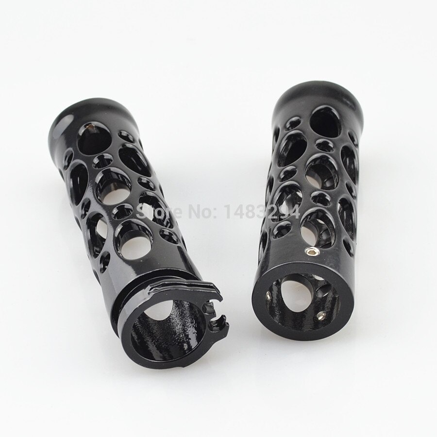 1 "Inch 25 Mm Motor Black Stuur Hand Grips Case Voor Harley Davidson Cruiser Chopper Honda