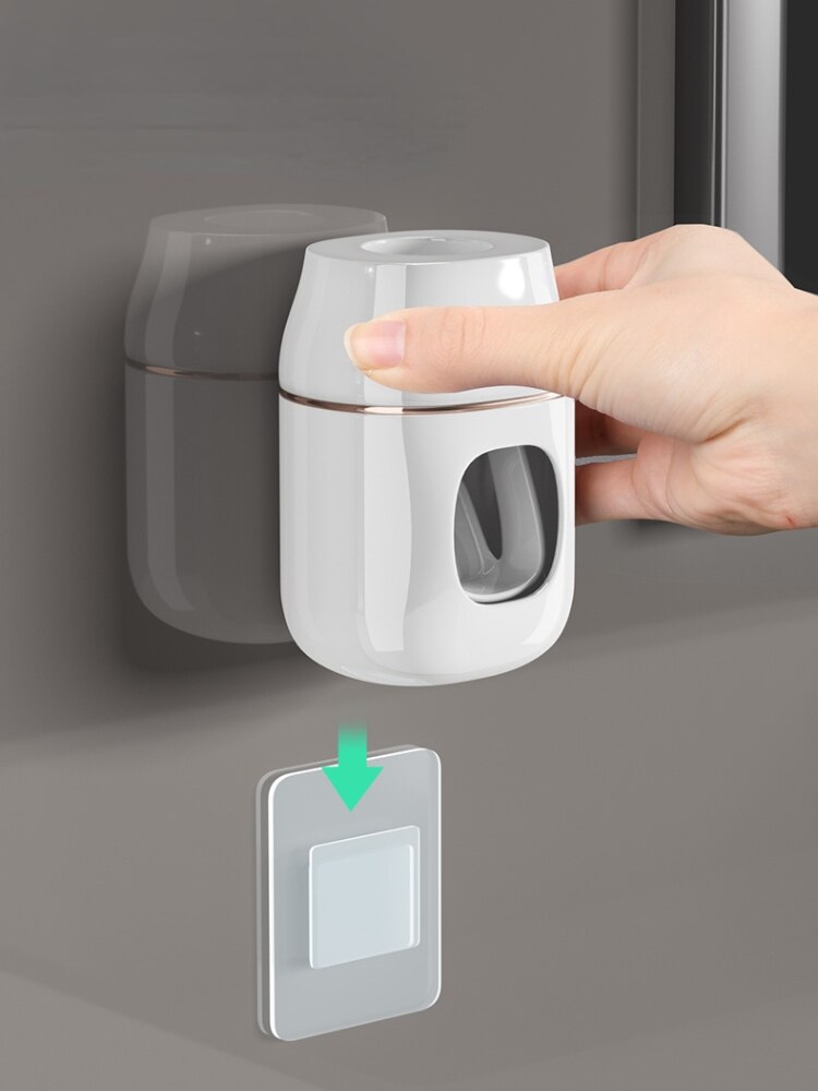 ściana-zamontowane pasta do zębów zgniatarka w pełni automatyczny Presse rura zgniatarka szafarka ilościowy Extruder Hogar łazienka Akcesoria