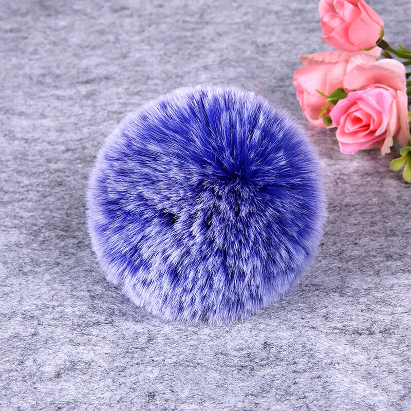 8Cm Diy Winter Zachte Pluizige Rex Konijnenbont Pom Pom Kunstmatige Harige Bal Voor Tassen Mutsen Cap Pompom Accessoires: 10
