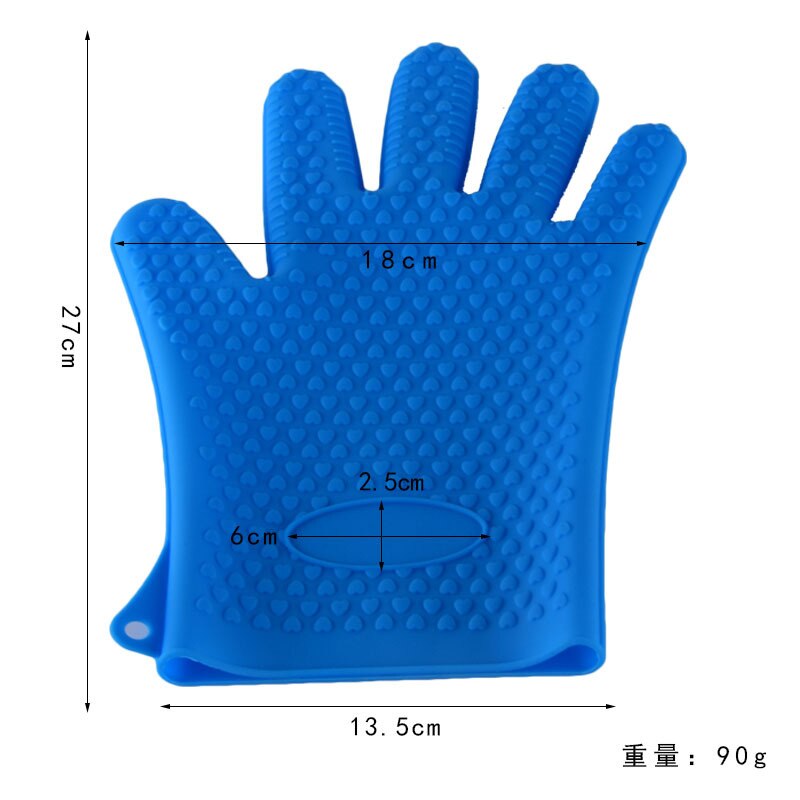 Silikon hohe temperatur beständig wärmedämmung wasserdichte Anti verbrüHenne Anti Unterhose ofen mikrowelle handschuhe silikon handschuhe